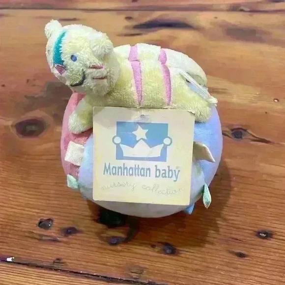 Manhattan baby nursery collection jingle jungle tiger chime NWT 0-6 month toy - Picture 1 of 5